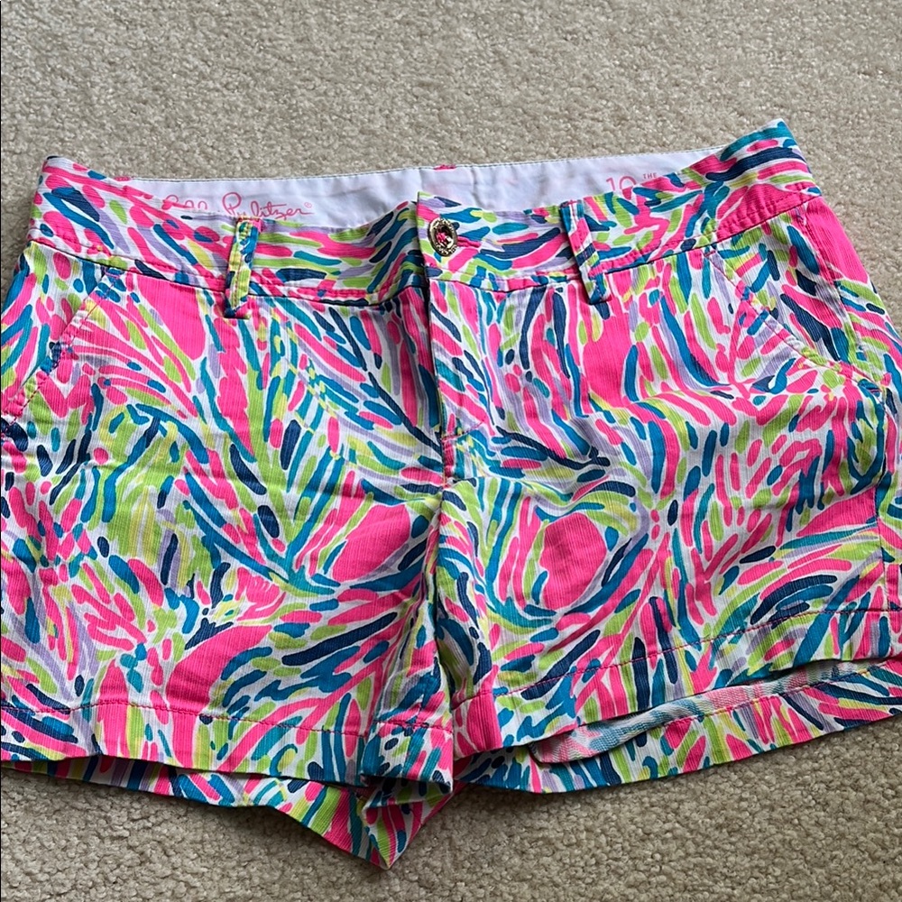 Lilly Pulitzer Callahan shorts- size 10